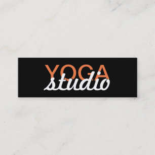 Fidélité carte perforée de studio de yoga