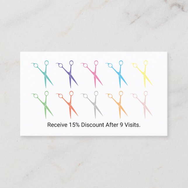 Fidélité mignonne de salon de ciseaux de couleur (Devant)