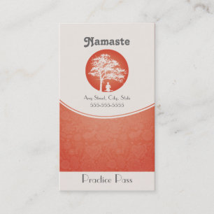 Fidélité Passage de classe du carte de visite 10 de yoga