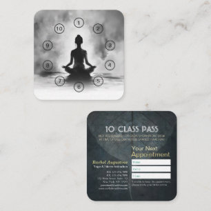 Fidélité Professeur de méditation de yoga Carte de passage
