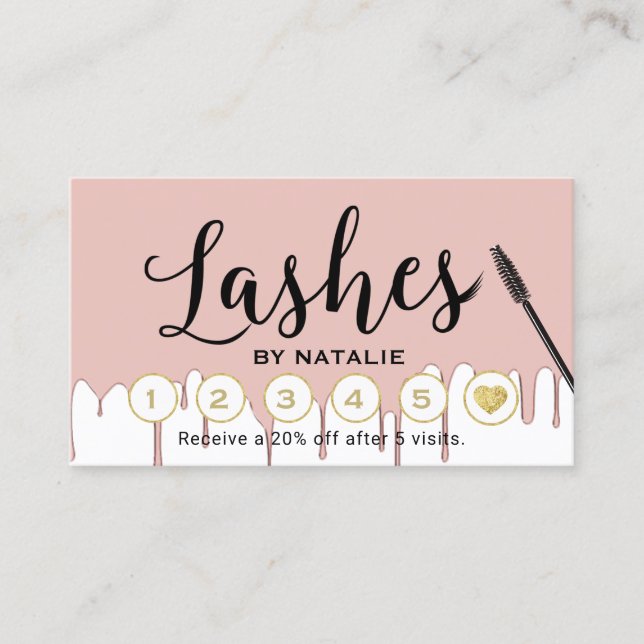 Fidélité rose d'égoutture d'or de maquilleur de (Devant)