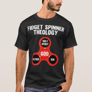 Fidget Spinner Theologie für Männer Frauen Kinder T-Shirt
