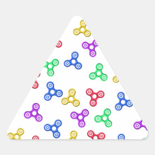 Fidget Spinners Dreieckiger Aufkleber