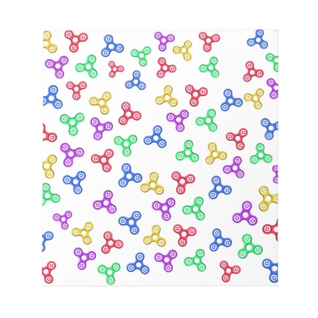 Fidget Spinners Notizblock (Vorderseite)