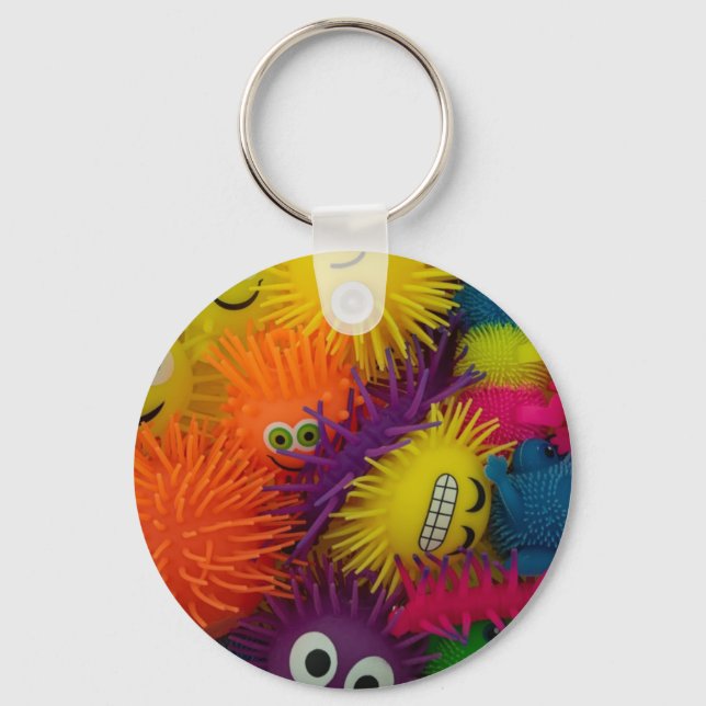 Fidget Toy Squishy Ball Schlüsselanhänger (Vorderseite)