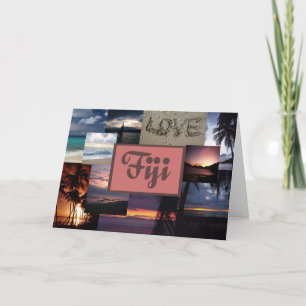 Fidji faire-part de mariage