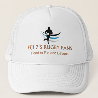 Fidschi 7 Rugby-Fans nach Rio - Fernlastfahrer-Hut Truckerkappe