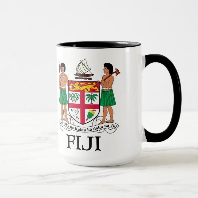 FIDSCHI - Emblem/Flagge/Wappen/Symbol Tasse (Rechts)