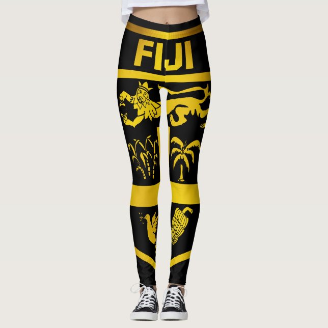 Fidschi-Emblem Leggings (Vorderseite)