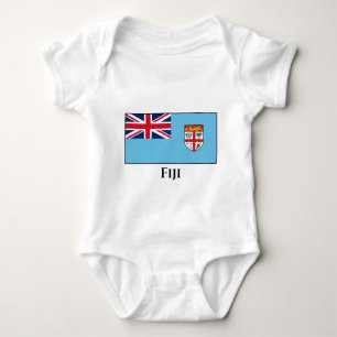 Fidschi-Flagge Baby Strampler