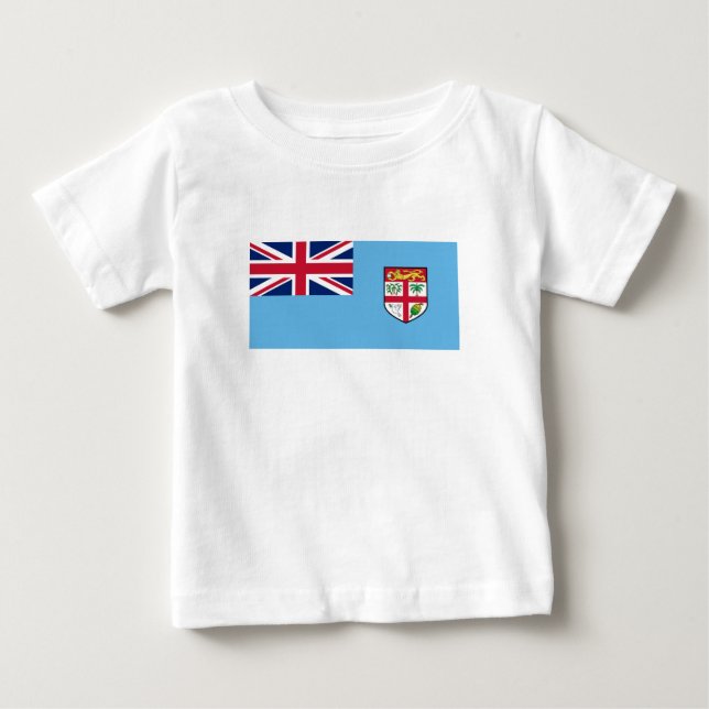 Fidschi-Flagge Baby T-shirt (Vorderseite)