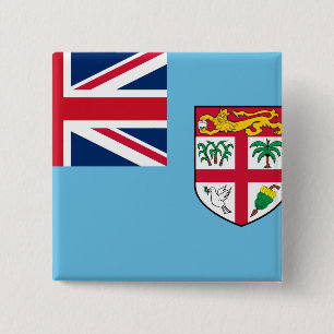 Fidschi-Flagge Button