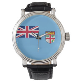 Fidschi-Flagge (Fidschi) Armbanduhr