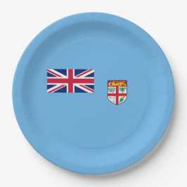 Fidschi-Flagge (Fidschi) Pappteller