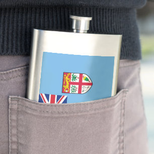 Fidschi-Flagge Flachmann