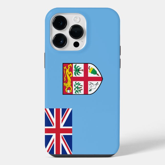 Fidschi-Flagge iPhone 14 Pro Max Hülle (Rückseite)
