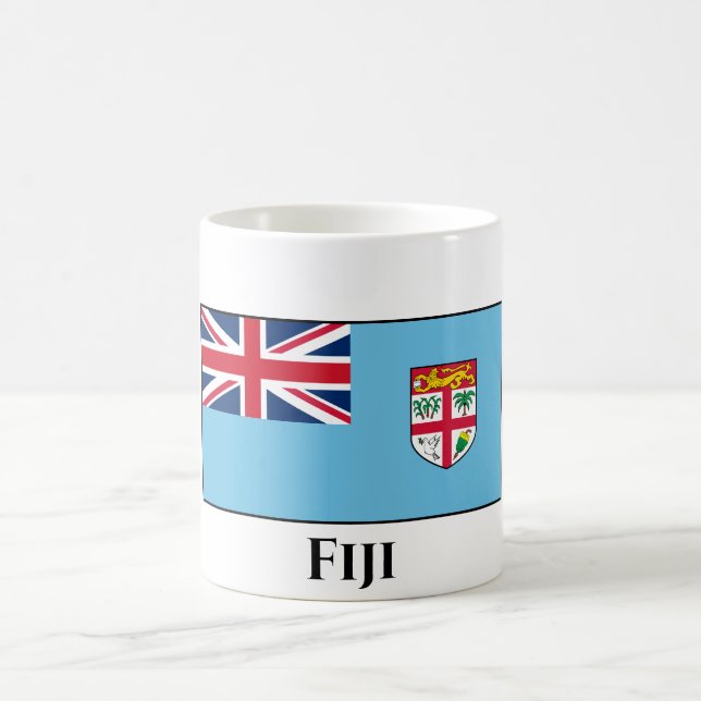 Fidschi-Flagge Kaffeetasse (Mittel)