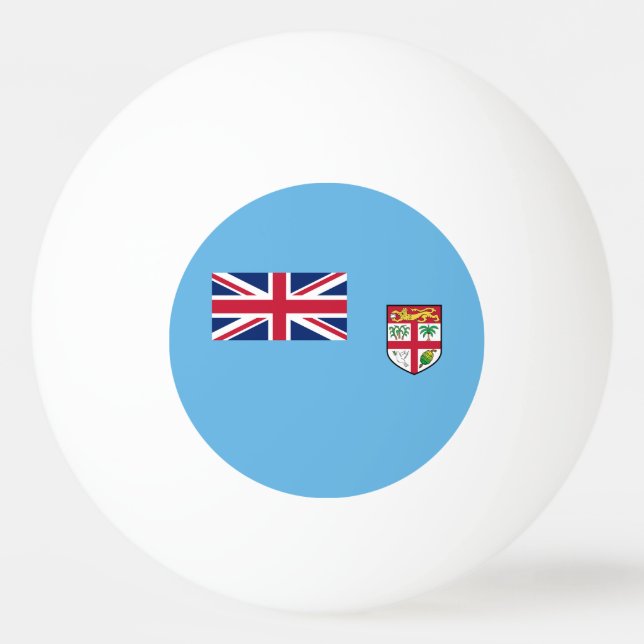 Fidschi-Flagge Tischtennisball (Vorderseite)
