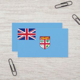 Fidschi-Flagge Visitenkarte