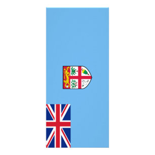 Fidschi-Flagge Werbekarte
