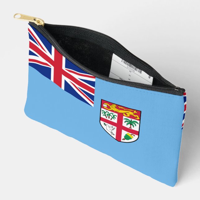 Fidschi-Flagge Zubehörtasche (Offen)