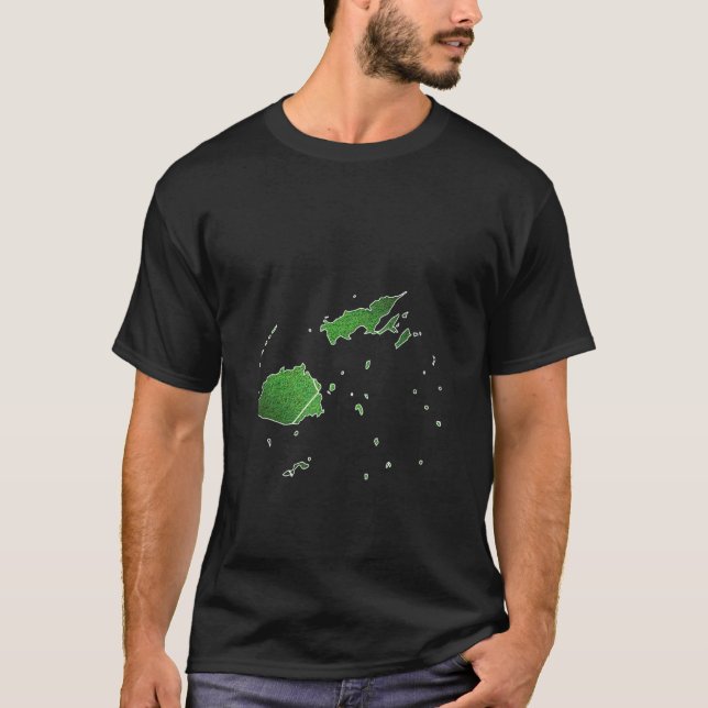 Fidschi-Fußballplatz T-Shirt (Vorderseite)