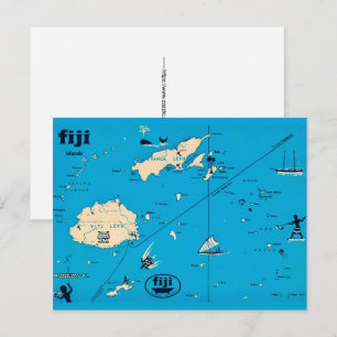 Fidschi-Inseln Postkarte