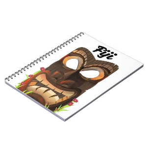 Fidschi-Schnitzmaske Notizblock