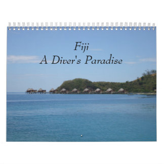 Fidschi - Wandkalender eines Tauchers des