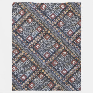 Fidschitapa-Stoff-Druck-Fleece-Decke Fleecedecke