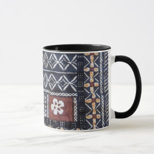 Fidschitapa-Stoff-Druck-Tasse Tasse