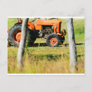 FIEBTRAKTOR LÄNDLICHE QUEENSLAND AUSTRALIEN POSTKARTE
