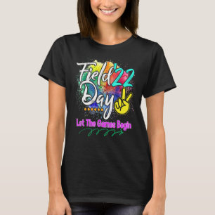 Field Day 2022 Lass The Games Begin Kids Boys Girl T-Shirt