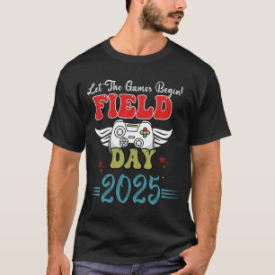 Field Day 2023 Die Spiele Beginnen Kinder Jungen T T-Shirt