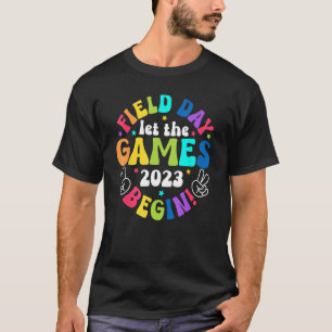 Field Day 2023 Lass The Games Begin Kids Boys Girl T-Shirt