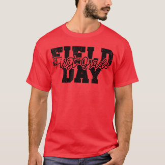 Field Day 2025 First Grade school teacher kids yel T-Shirt