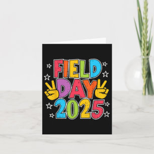 Field Day 2025 School Event Games Teacher Kids Boy Karte