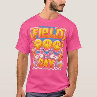 Field Day Field Day 2024 Checkered Game Day End of T-Shirt