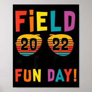 Field Day Fun Day 2022 Sungasse Kids Boys Girls Poster