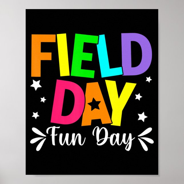 Field Day Fun Day School Trip Field Day Lehrer Ki Poster (Vorne)