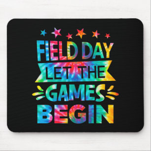 Field Day Lass The Games Begin Gefärbte Krawatte S Mousepad