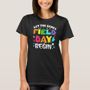 Field Day Lass The Games Begin Kids Boys Girls Tea T-Shirt