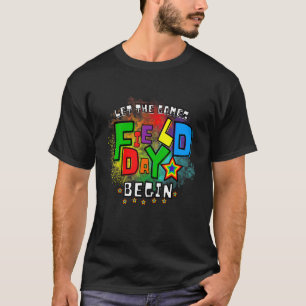 Field Day Lass The Games Begin Kids Boys Girls Tea T-Shirt