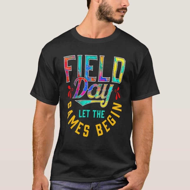 Field Day Lass The Games Begin Matching Teacher S T-Shirt (Vorderseite)