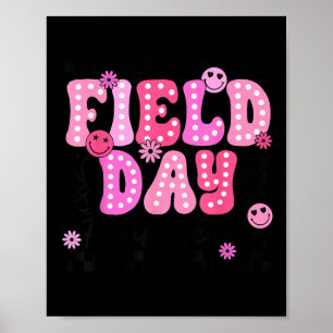Field Day Pink Team Color Field Trip Team Game Com Poster