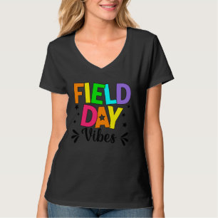 Field Day Stimmung Lehrer Jungen Mädchen Kinder Fi T-Shirt
