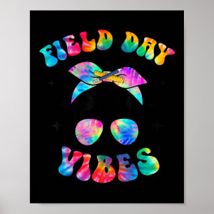 Field Day Vibes Shirt für Lehrer Kinder glückliche Poster