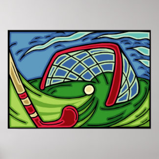 Field Hockey Art Posters Poster