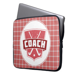 Field Hockey Coach Schild Abdeckung Laptopschutzhülle