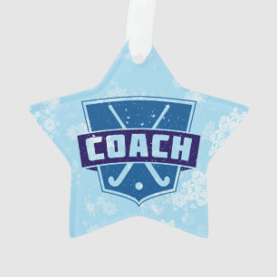 Field Hockey Coach Weihnachtsdekoration Ornament